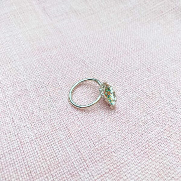 sølv, glimmer, fingerring