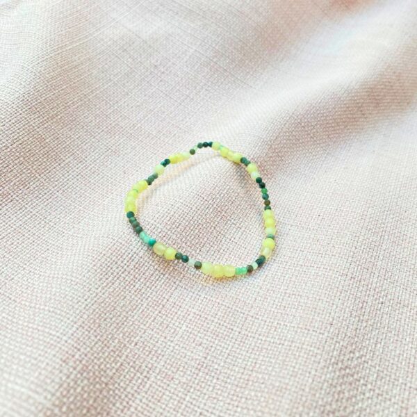 armbånd, crysophras, gul, agat