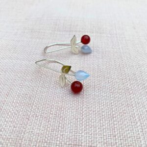 sølv, candbær, karneol, chalcedon